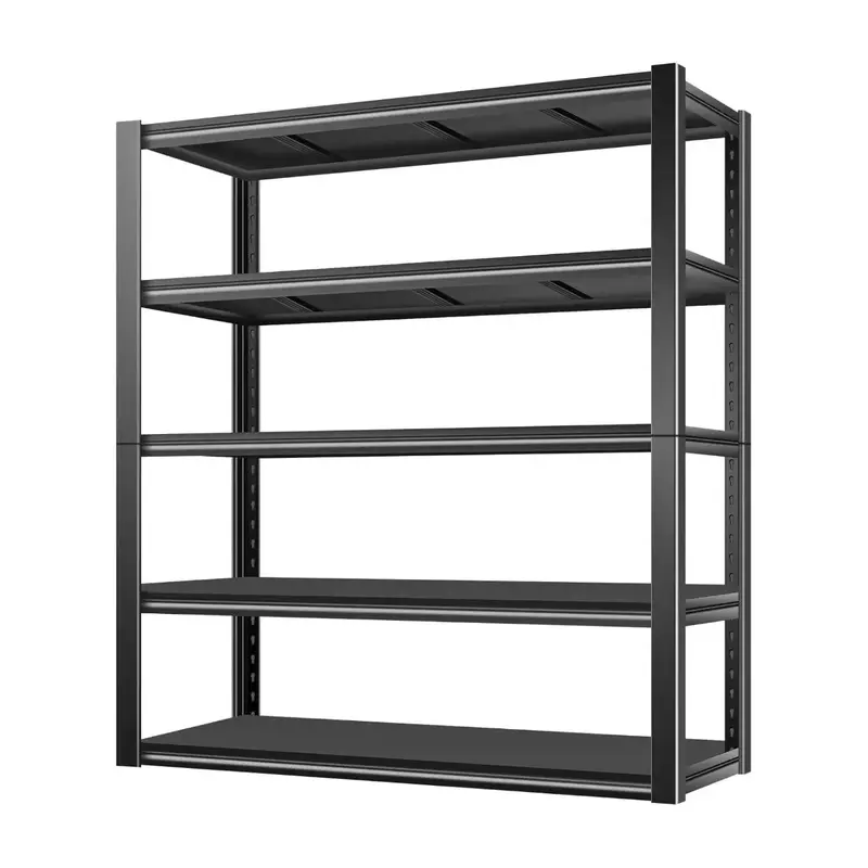 Bilt Hard 2500-Lb Garage Storage Shelving – 48"W × 18"D × 72"H, 5-Tier Heavy-Duty Steel Wire System 1