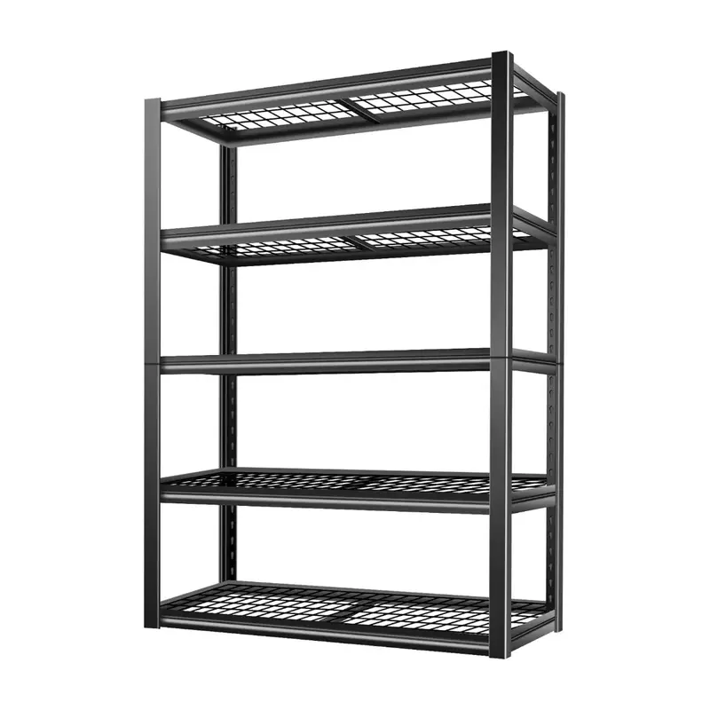 Bilt Hard 3000-Lb Capacity Garage Shelving – 36"W × 18"D × 72"H, 5-Tier Steel Wire Utility Storage System 1