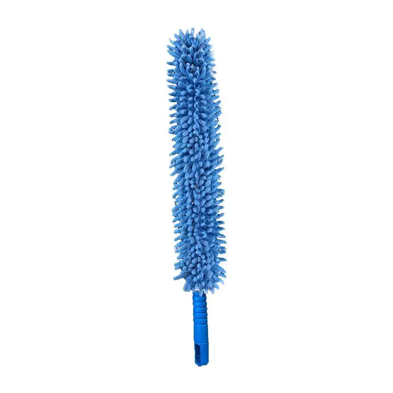 Blue Flexible Microfiber Detailing Brush – Bendable Bristles 1