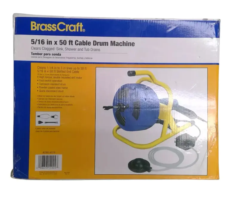 Brasscraft Bc260 Cable Drum Machine – 5/16-Inch X 50-Foot Reel Without Attachments 1