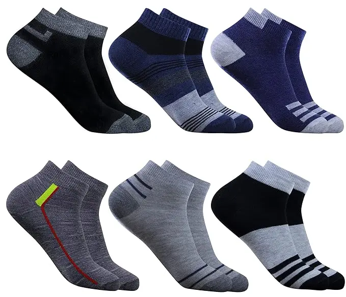 Breathable Ankle Socks For Men And Women – Soft, Stretch-Fit Everyday Crew Socks In Assorted Styles 2