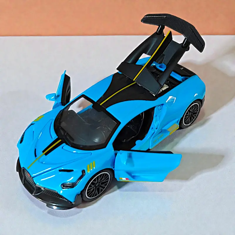 Bugatti Divo 1:32 Die-Cast Pull-Back Model – Premium Alloy Toy Car With Opening Doors, Lights & Sound 1