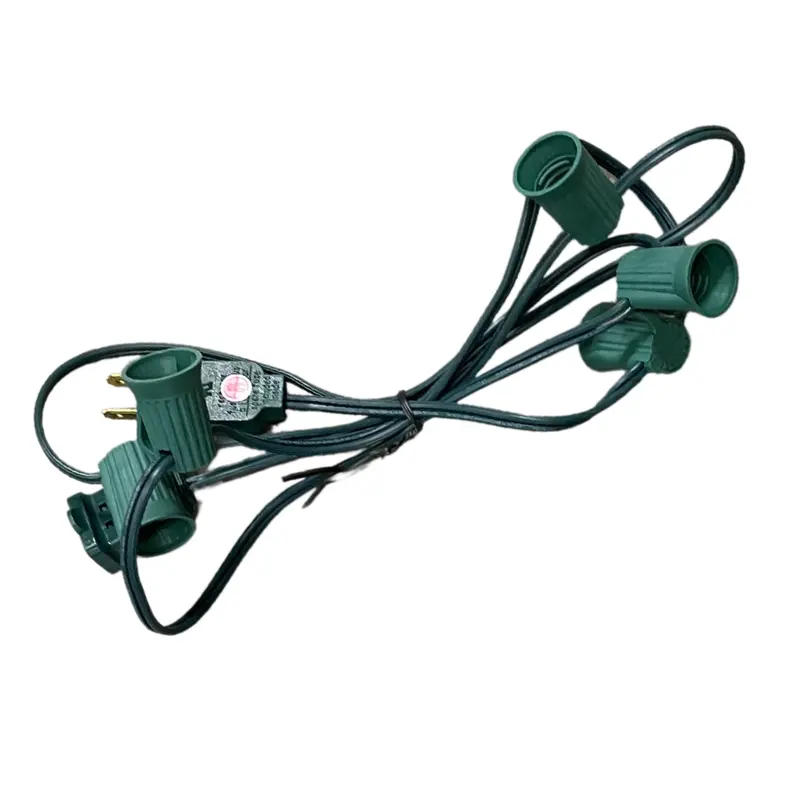 C9 Socket Cord With Spt-1 Wire – 5-Socket Stringer 1