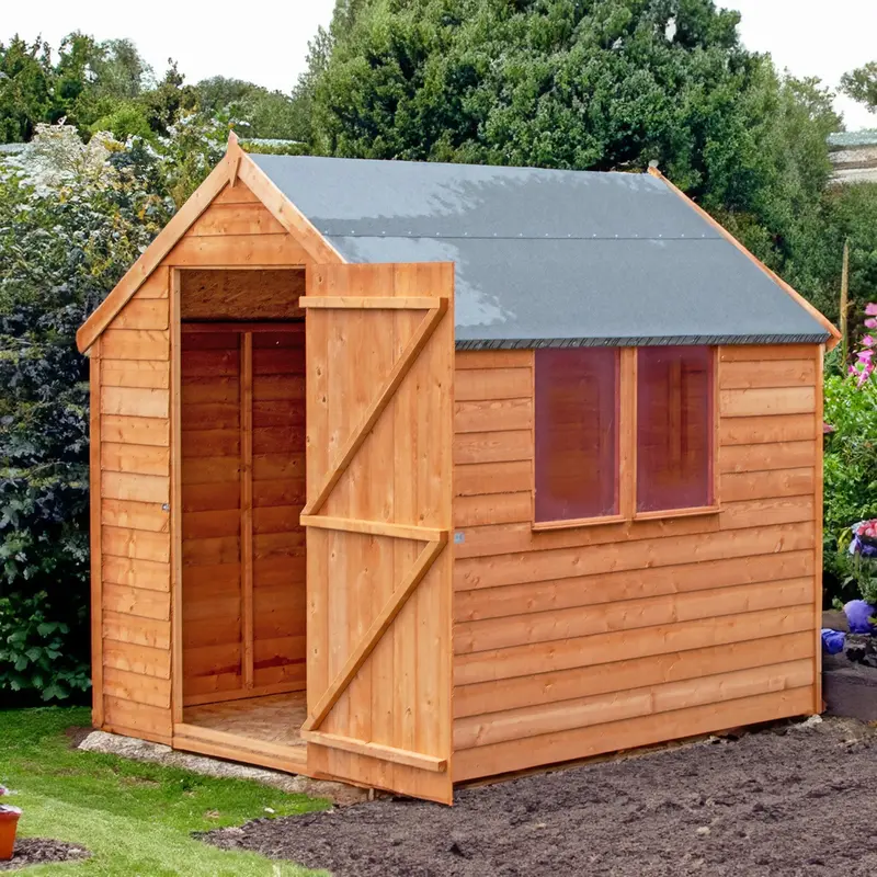 Cambridge 5'1" X 6'8" Compact Apex Shed – Budget Dip-Treated Overlap 1