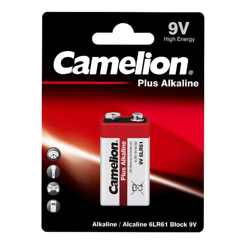Camelion Plus Alkaline 9V Battery (6Lr61) 1