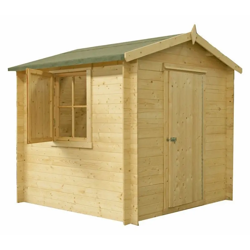 Camelot 8' X 8'9" Log Cabin – Premium 19Mm Tongue & Groove Apex 1