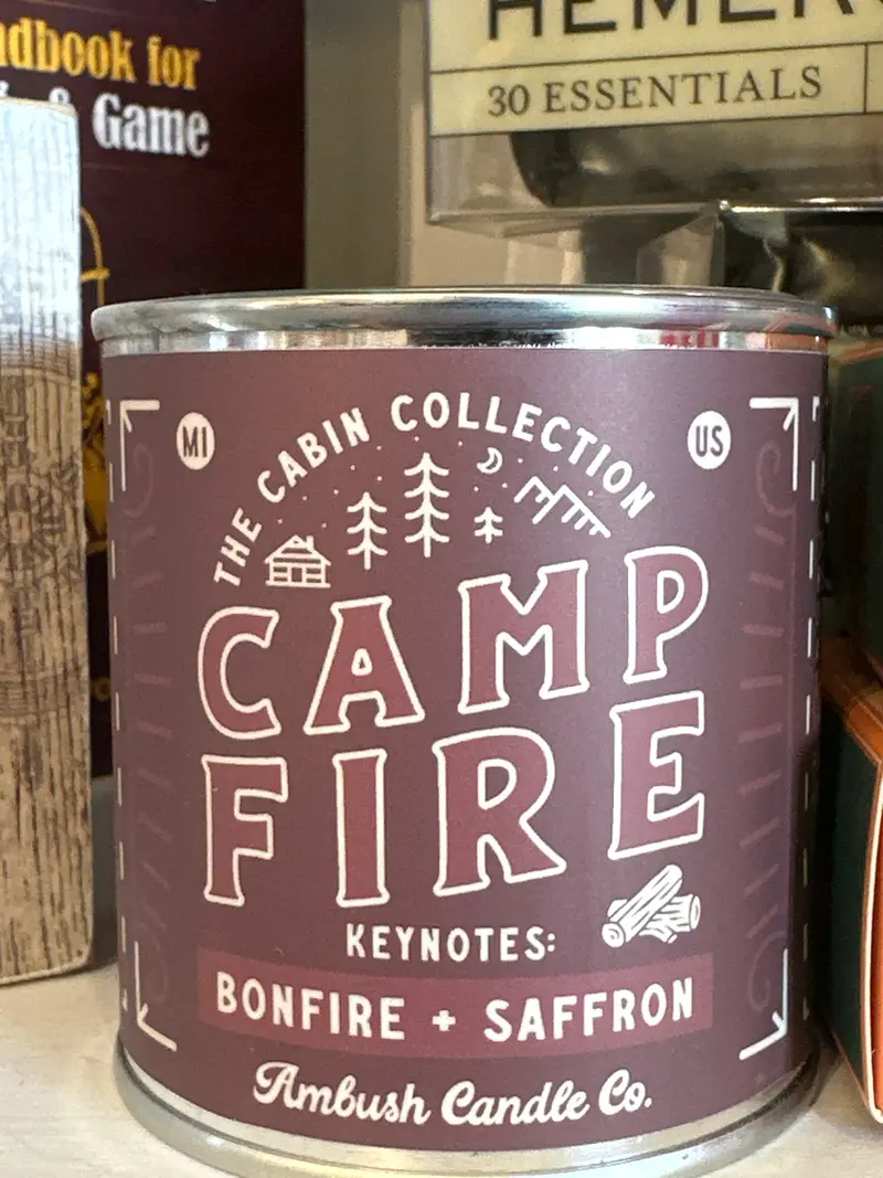 Campfire-Scented Soy Candle 1