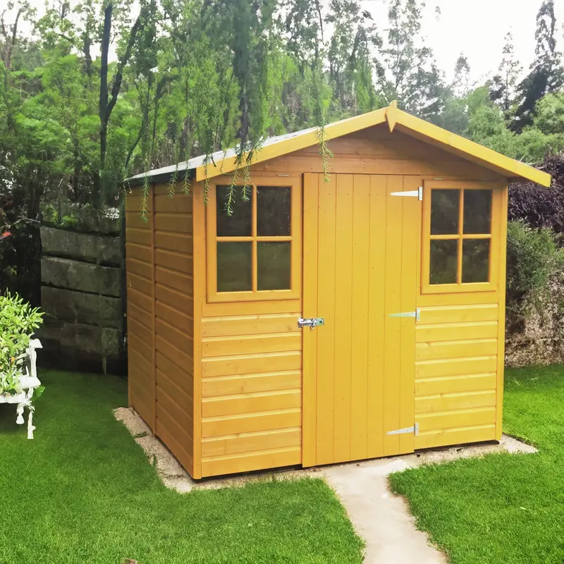 Casita Premium Dip-Treated Shiplap Apex Garden Shed – 6'3" X 6'8" 1