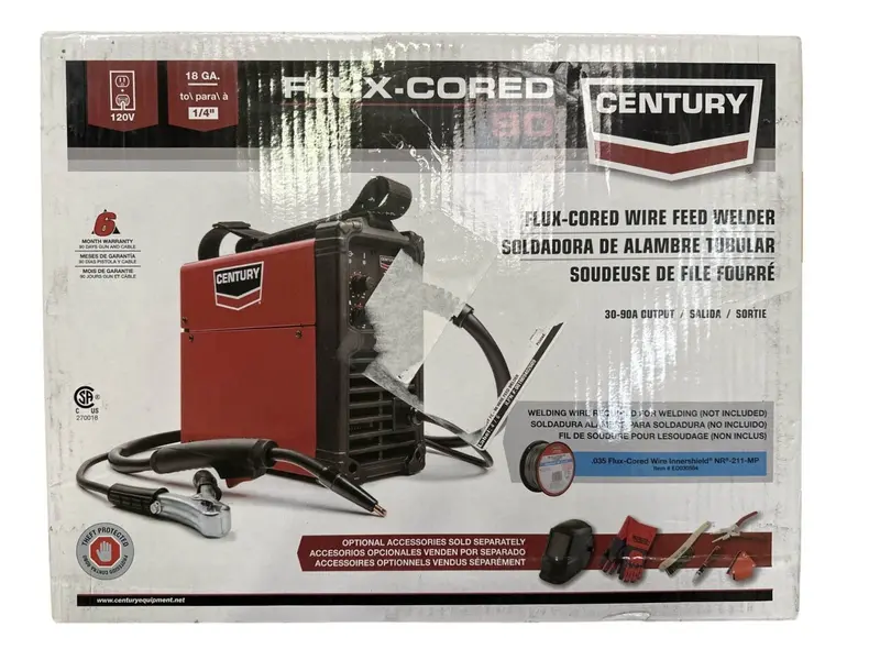 Century Lincoln Fc90 90A Flux-Cored Wire Feed Welder – Open-Box 1
