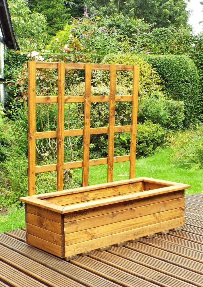 Charles Taylor Kensington Trellis Planter – Rustic Garden Accent 1