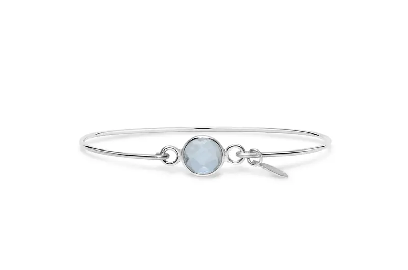 Clear Quartz Minimalist Bracelet 1