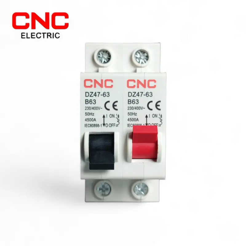Cnc Dz47-63 B63 Manual Transfer Switch – 1P+1P Dual-Power Changeover Breaker (50/60Hz) 1