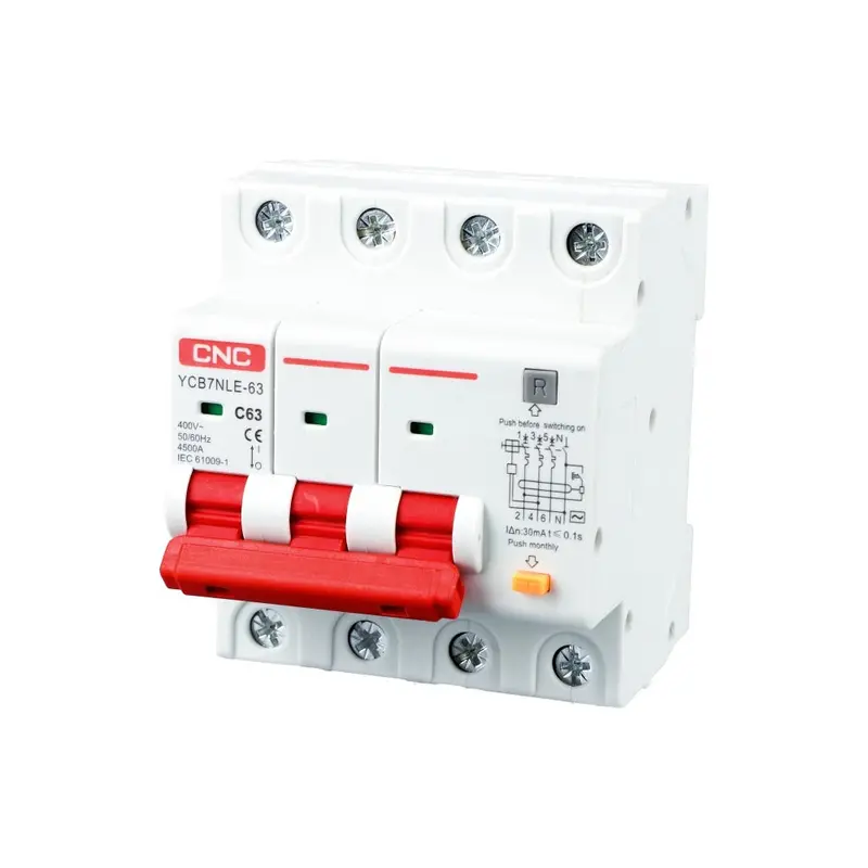 Cnc Ycb7Nle-63 3P+N Residual Current Circuit Breaker (Rcbo) 2