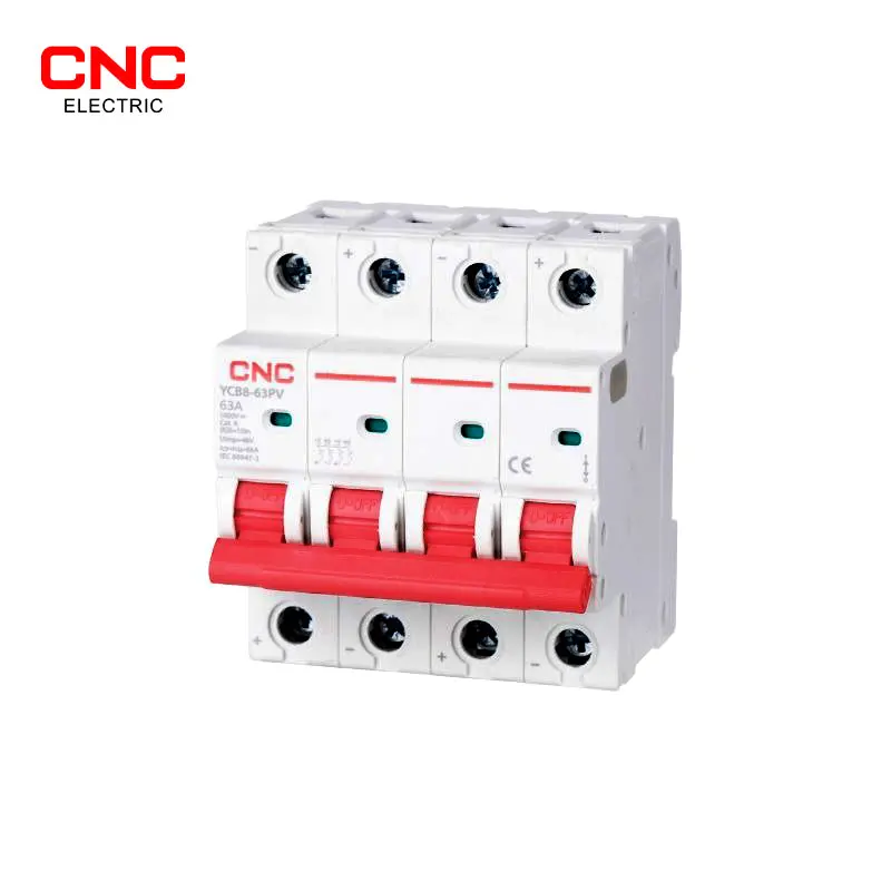 Cnc Ycb8-63Pv 4-Pole 1000V Dc Pv Circuit Breaker – 63A Photovoltaic Mcb For Solar Arrays 1