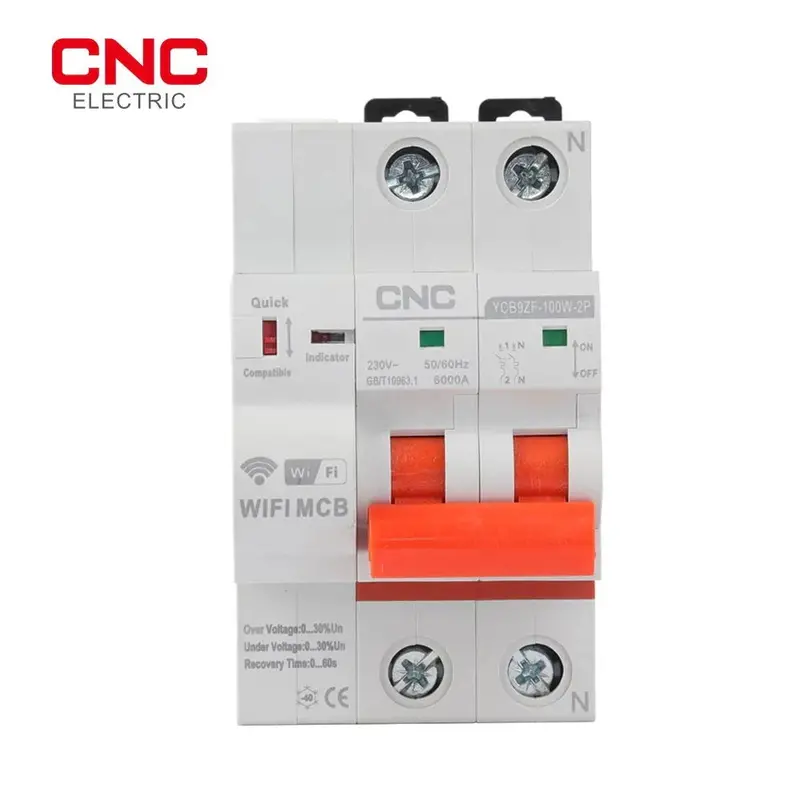 Cnc Ycb9Zf-100W 2-Pole 100A Wifi-Enabled Smart Circuit Breaker 1
