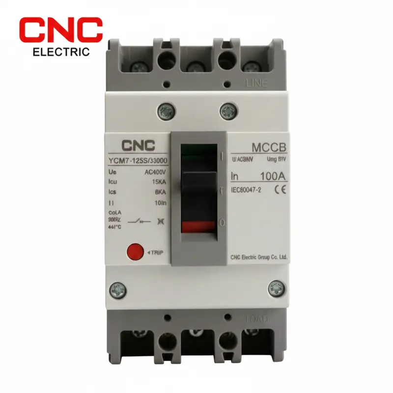 Cnc Ycm7-125S Molded Case Circuit Breaker – 3-Pole, 100A, 400V, 50Hz 1