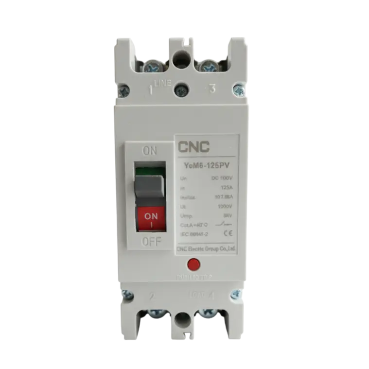 Cnc Yem6-125Pv 125A Dc Molded Case Circuit Breaker For Solar Pv Systems – 1000V Rated 1