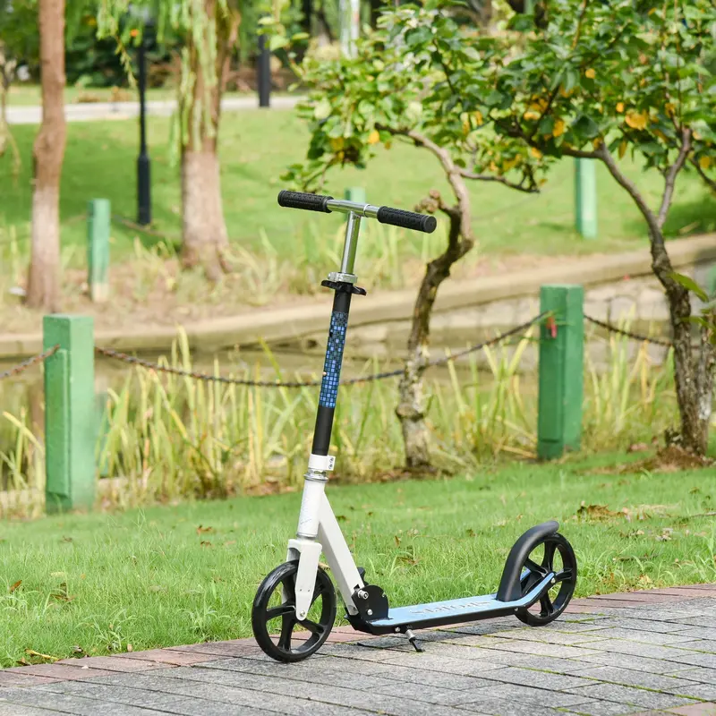 Compact Folding Kick Scooter For Children – Lightweight Ride-On Toy In Blue 1