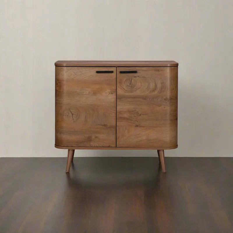 Copenhagen Dark Brown Sideboard With 2 Doors And 4 Adjustable Shelves 1