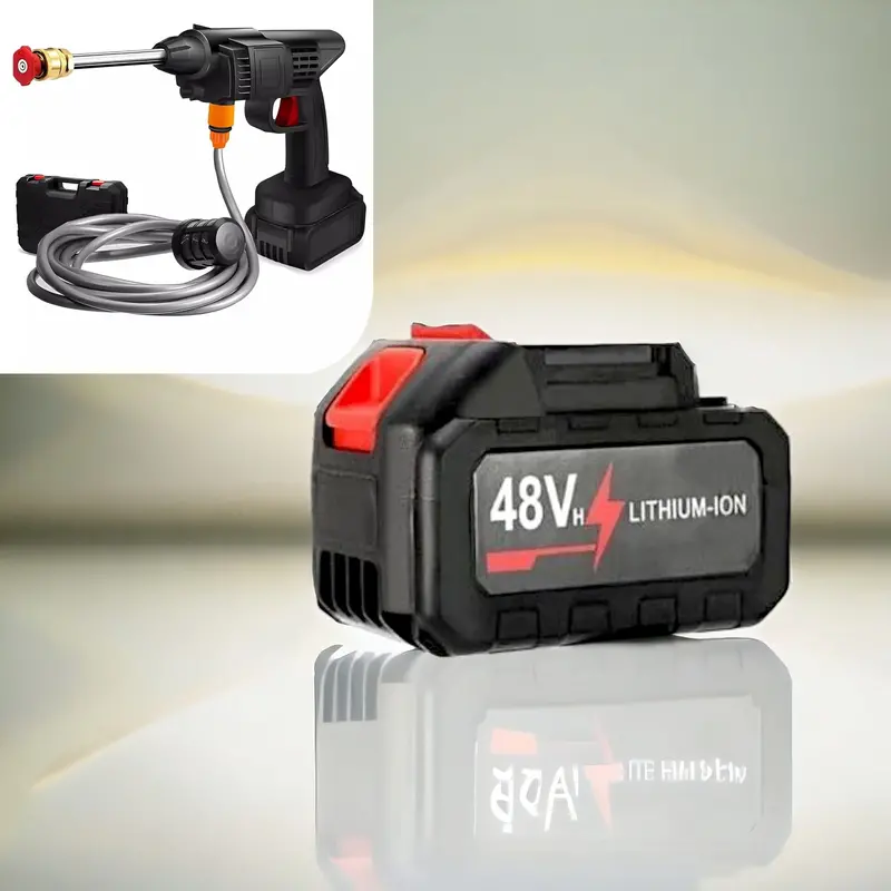 Cordless 48V High-Pressure Washer Gun – Portable Wireless Water Spray Tool For Cars, Bikes, And Outdoor Cleaning 1
