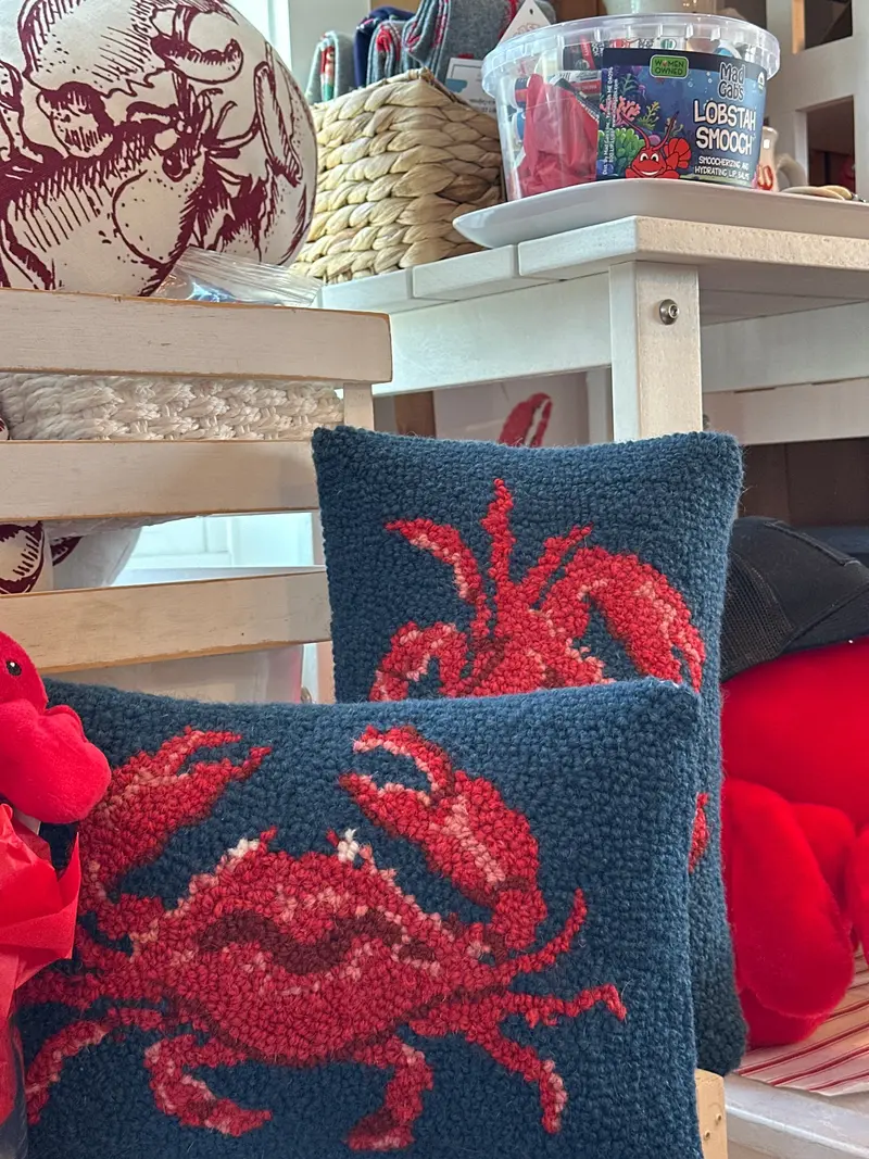 Crab Hook Decorative Throw Pillow 1