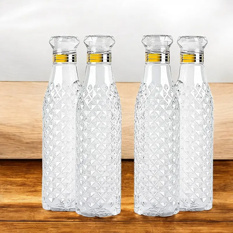 Crystal-Clear Fridge Water Bottle – Unbreakable Reusable Plastic Bottle For Gym & Office Use 2