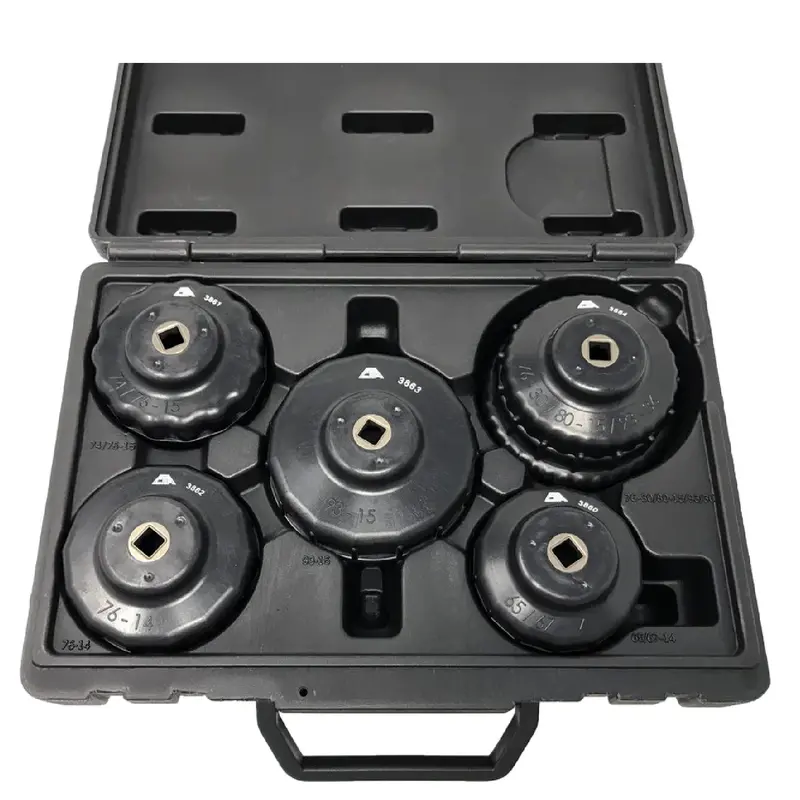 Cta 3865 Five-Piece Oil Filter Wrench Set — Adjustable & Universal Fit 1