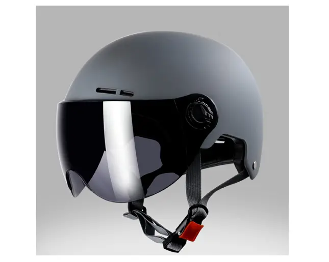 Cycling Helmet With Retractable Uv-Blocking Visor 4