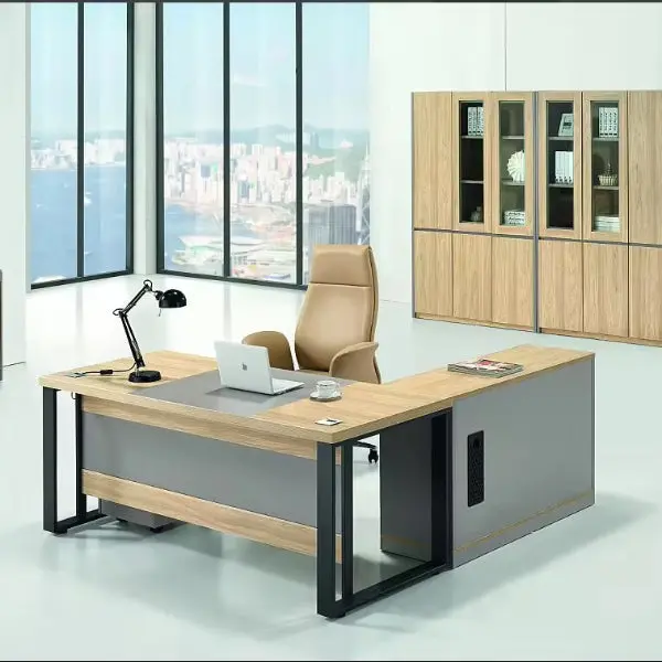 Delta Manager Desk – Contemporary Office Desk With Premium Finish 1