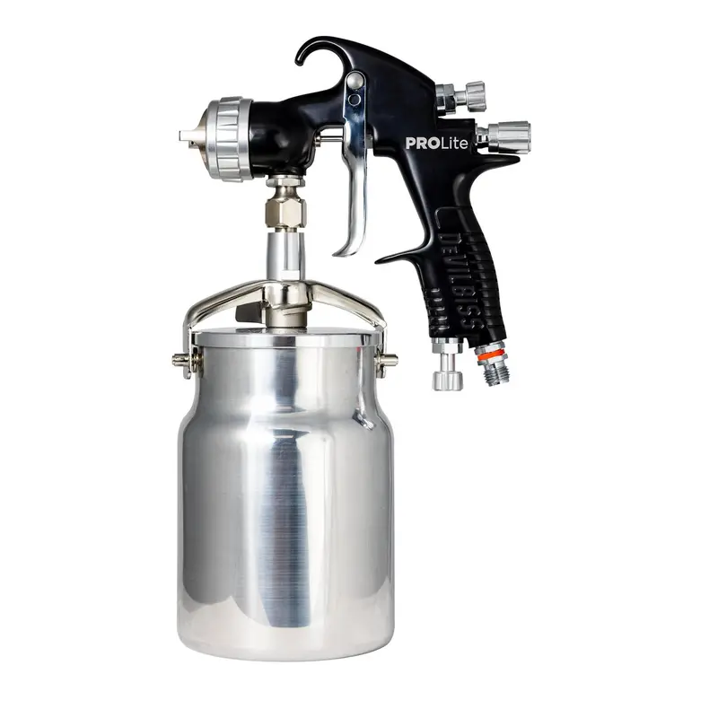 Devilbiss 905139 Prolite Siphon Spray Gun — Hvlp Touch-Up System With Dual Nozzles & Te10 Air Cap 1
