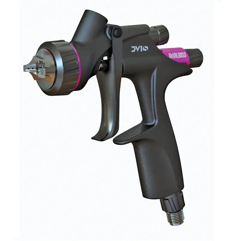 Devilbiss Dv1S Hvlp Detail Spot Repair Spray Gun Kit – 704533, Gravity-Fed Design 1
