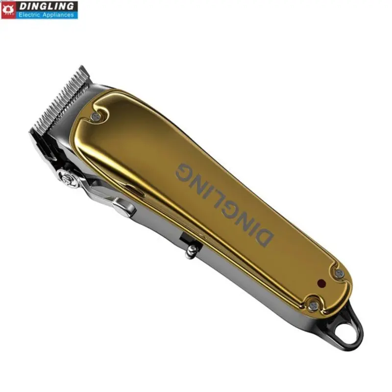 Dingling Rf-1981 Dual-Mode Hair Clipper – Corded Or Cordless Operation With Metal Housing 1