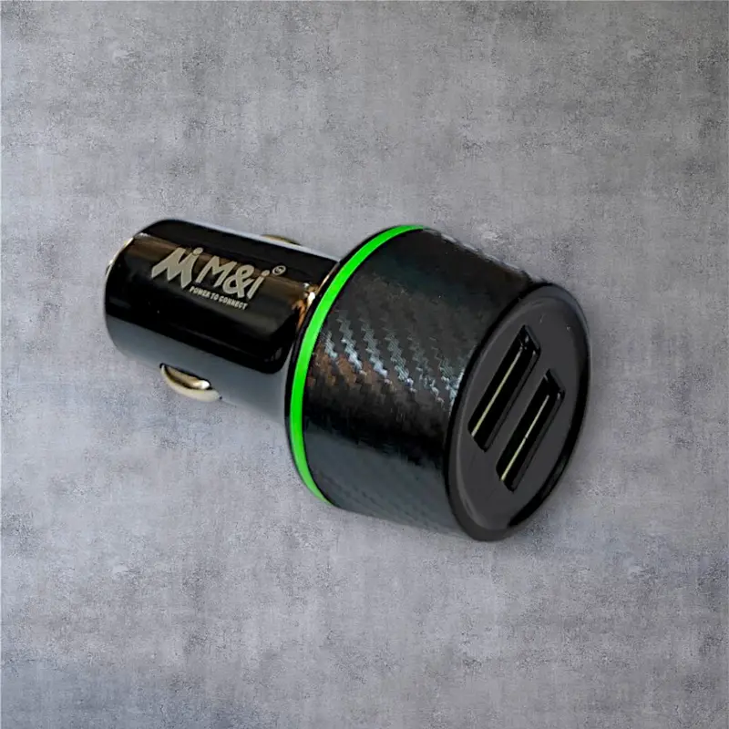 Dual-Port Car Charger For Toyota Urban Cruiser – 24W Rapid Turbo Charging Adapter 1