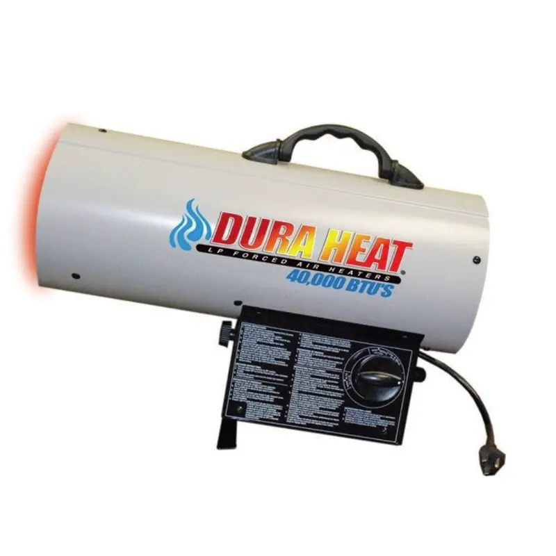Duraheat Gfa40 40,000 Btu Lp Forced-Air Torpedo Heater – Fixed Output 1