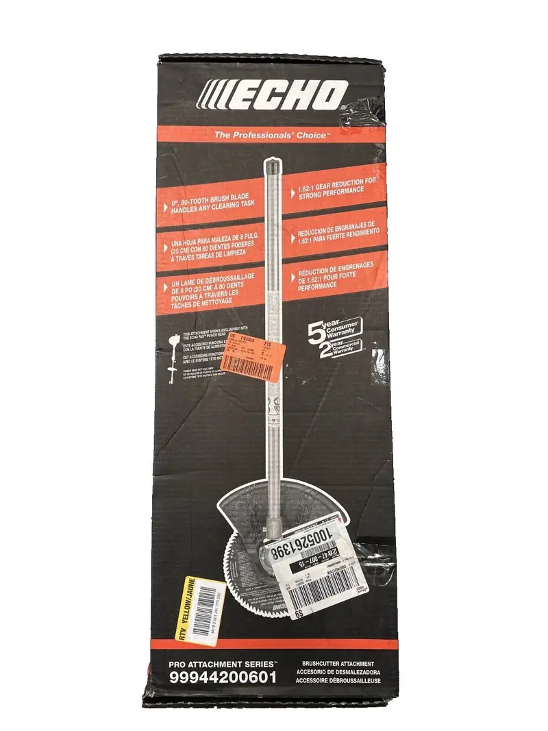 Echo Attachment Series Brushcutter Head – Compatible With Echo Trimmer Models (No Blade Included) 1
