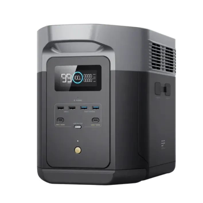 Ecoflow Delta 2 Max 2048Wh Portable Power Station – Expandable Solar Generator With 2400W Pure Sine Wave Inverter & X-Stream Fast Charging 1