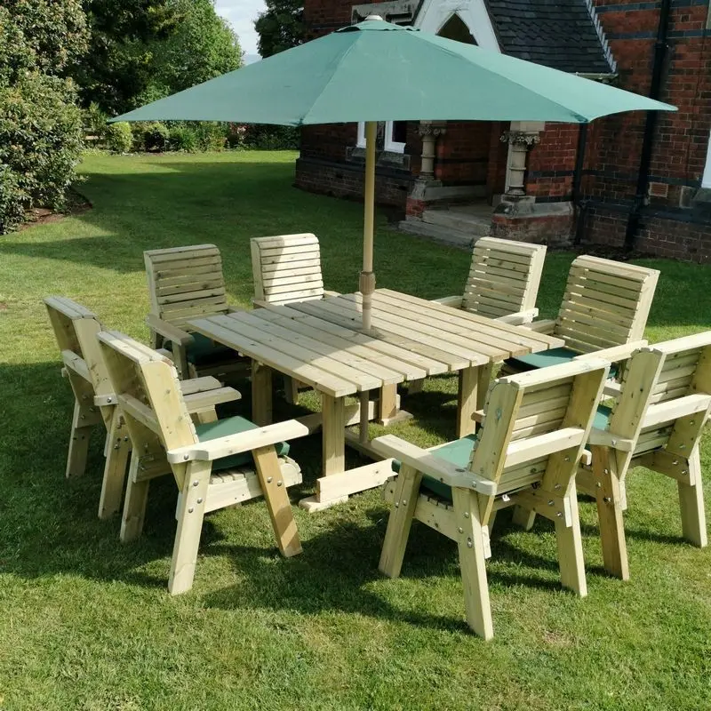 Ergo 8-Person Outdoor Dining Set By Croft – Modern Patio Furniture Collection 1
