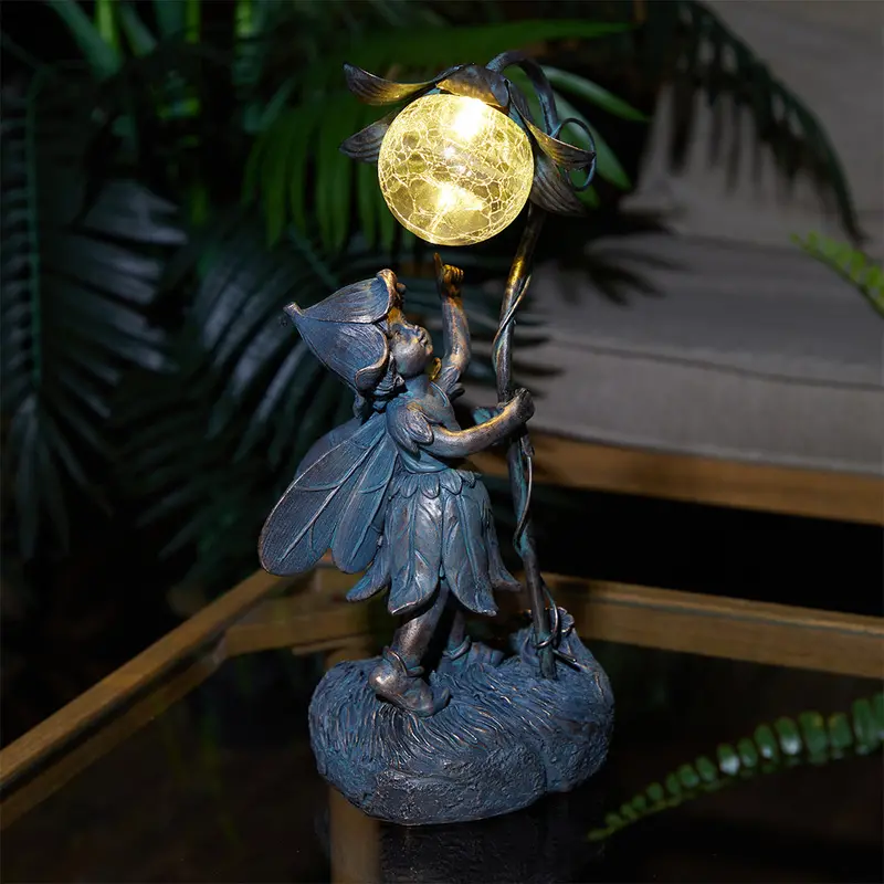 Fairy Flower Solar Garden Ornament Light – Warm White Led, 31 Cm, Bright Garden 1