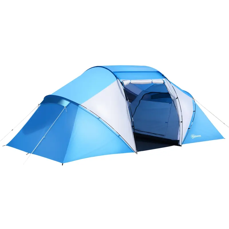Family Camping Tent For 4–6 People – Two-Room Design With Separate Sleeping Areas 1
