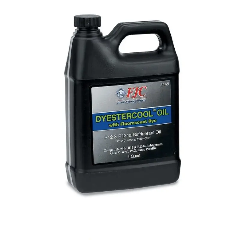 Fjc 2445 Dyestercool Refrigerant Oil With Uv Dye – 1 Quart 1