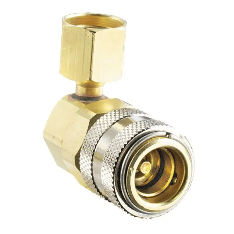 Fjc 6006 90° R134A Low-Side Quick-Connect Coupler – 14Mm X 1.5" Thread 1