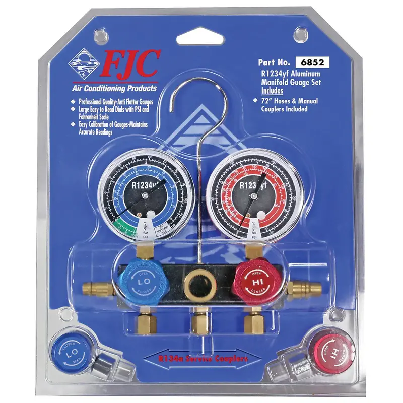 Fjc 6852 R1234Yf Manifold Gauge Set – 72" Hose Length 1