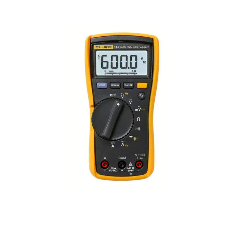 Fluke 115 True-Rms Digital Multimeter – Cat Iii 600V Certified (Model 2538790) 1