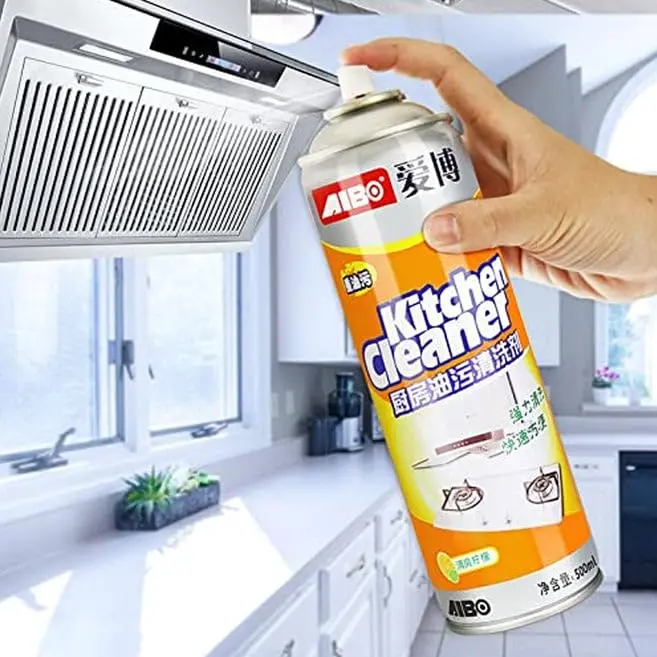 Foaming Kitchen Degreaser Spray – Heavy-Duty Bubble Foam Cleaner For Stovetops, Chimneys, And Greasy Surfaces 1