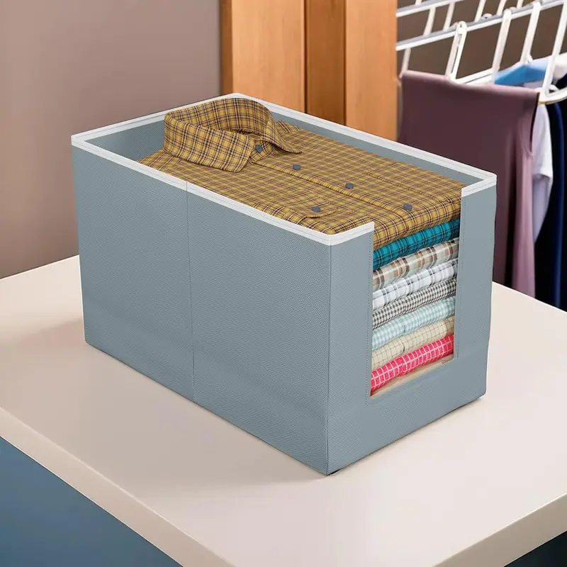 Foldable Non-Woven Clothes Organizer For Closet & Wardrobe Storage 1