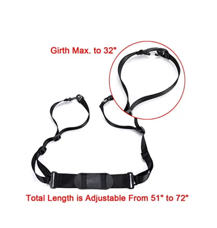 Foldable Scooter Carry Handle With Adjustable Shoulder Strap 1