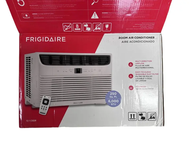 Frigidaire Fhwc063Tb1 6,000 Btu White Window Air Conditioner With Remote 1