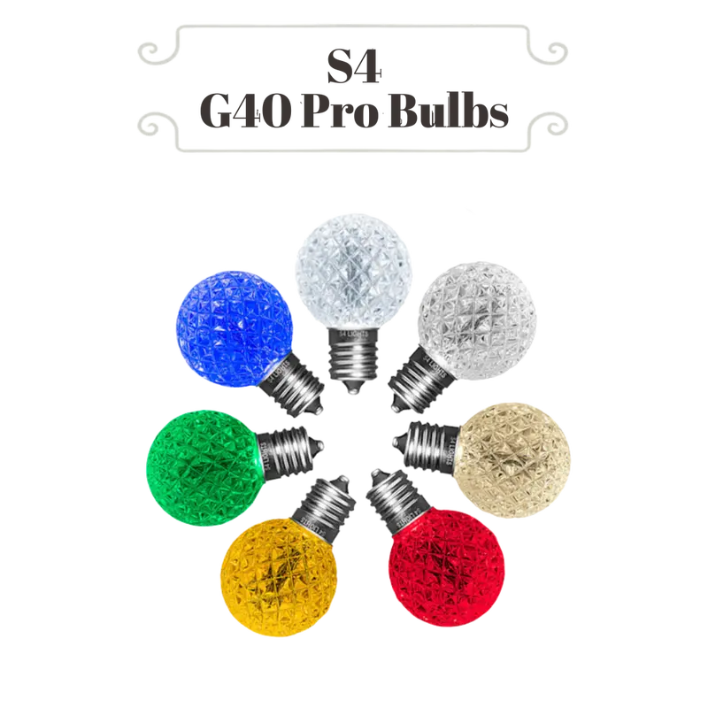 G40 Pro Faceted Led Bulbs – Vintage-Style Illumination 1