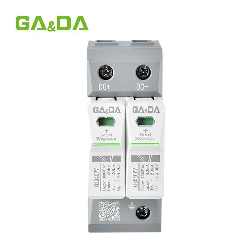 Ga&Da G2040Pv 2-Pole 1000V Dc Spd – Dedicated Surge Protector For Solar Pv Arrays And Inverters 1