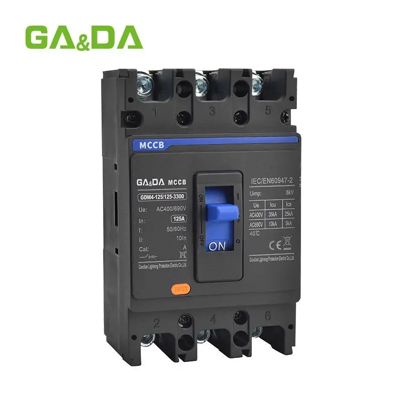 Ga&Da Gdm4-63/63-3300 63A Molded Case Circuit Breaker (Mccb) – High-Performance Electrical Protection 1
